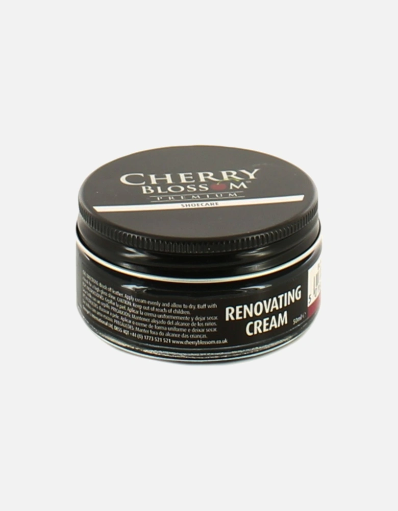 Renovating Cream Revitalising Tired Leather Shoe Care black