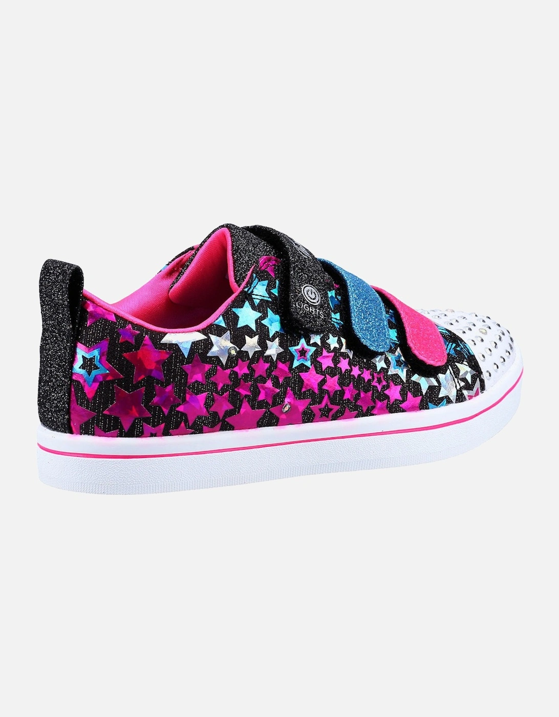 Girls Twinkle Toes Sparkle Rayz Star Blast Shoes