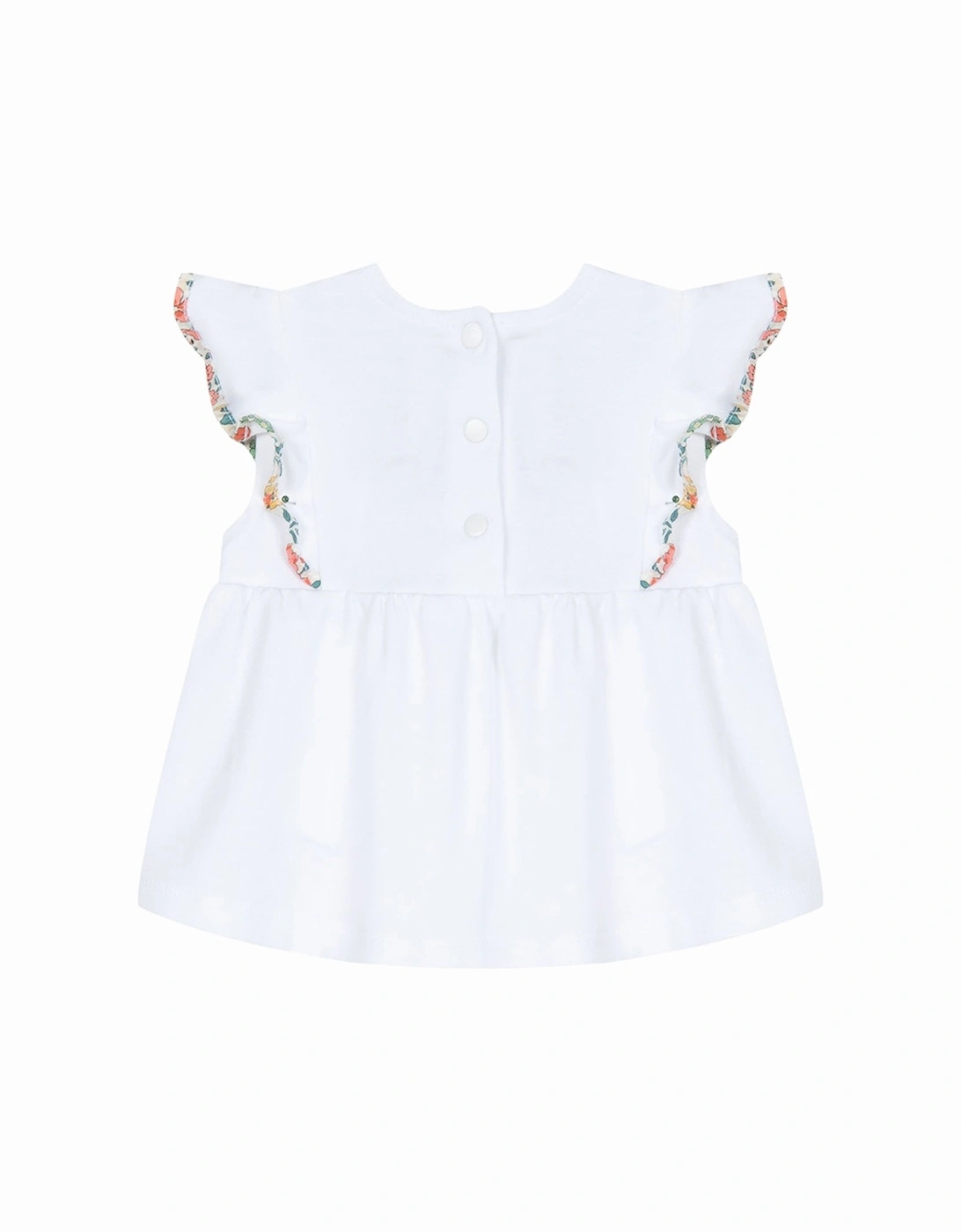 Baby Girls Flower Dress White