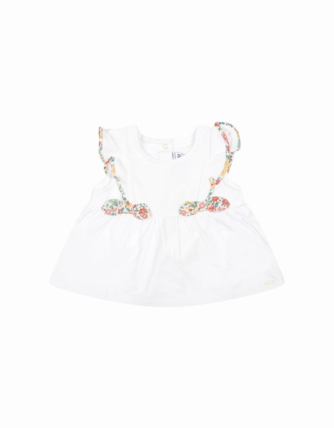 Baby Girls Flower Dress White, 4 of 3