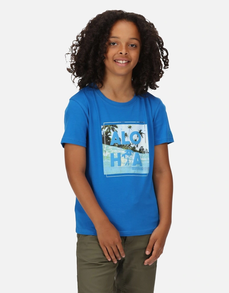 Childrens/Kids Bosley V Beach T-Shirt