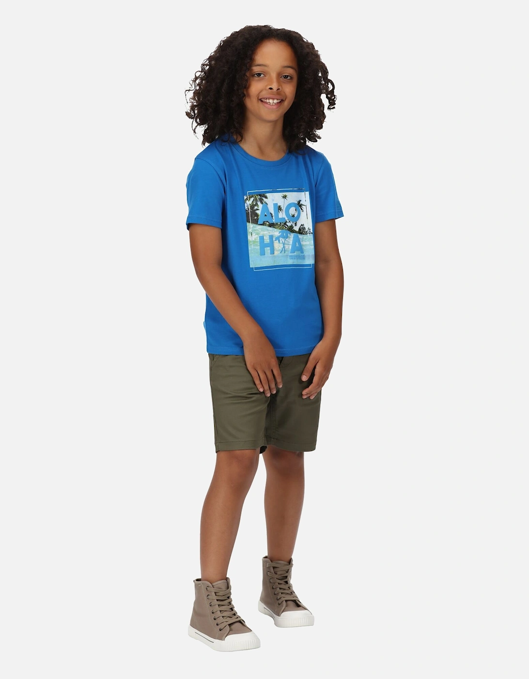 Childrens/Kids Bosley V Beach T-Shirt
