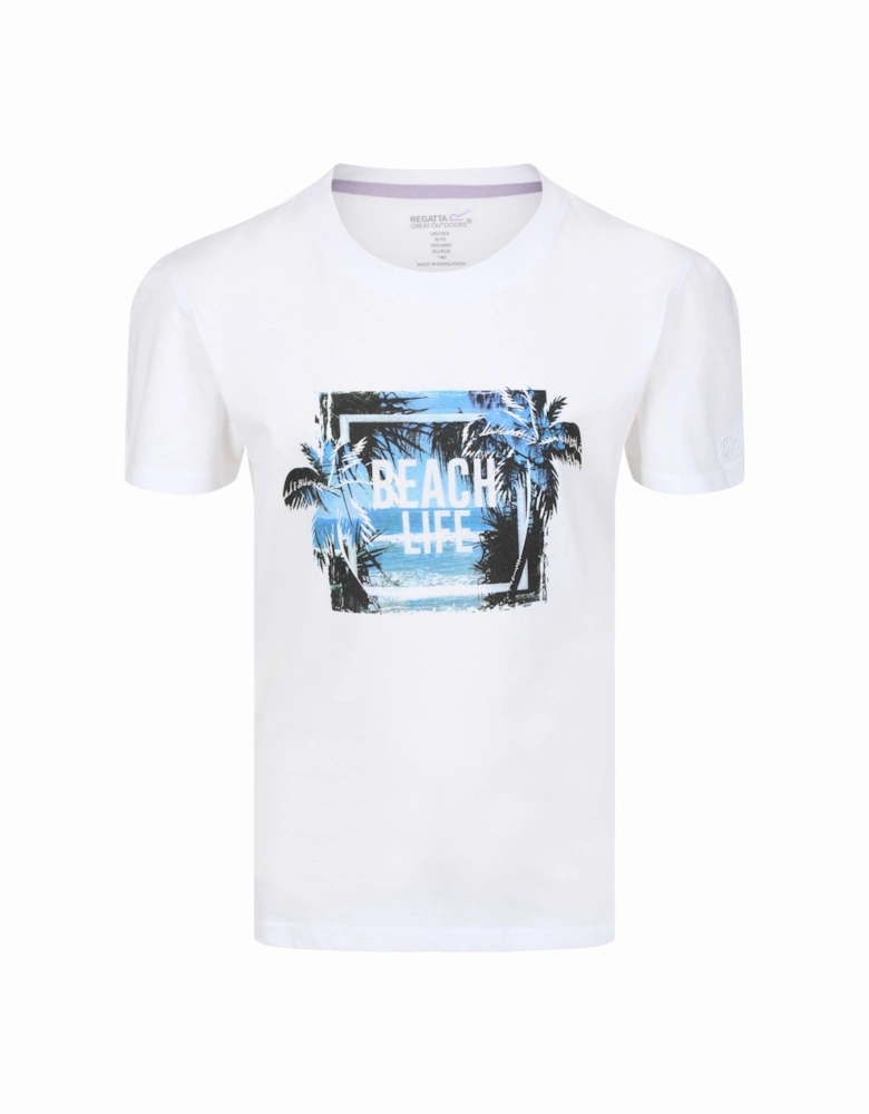 Childrens/Kids Bosley V Beach T-Shirt