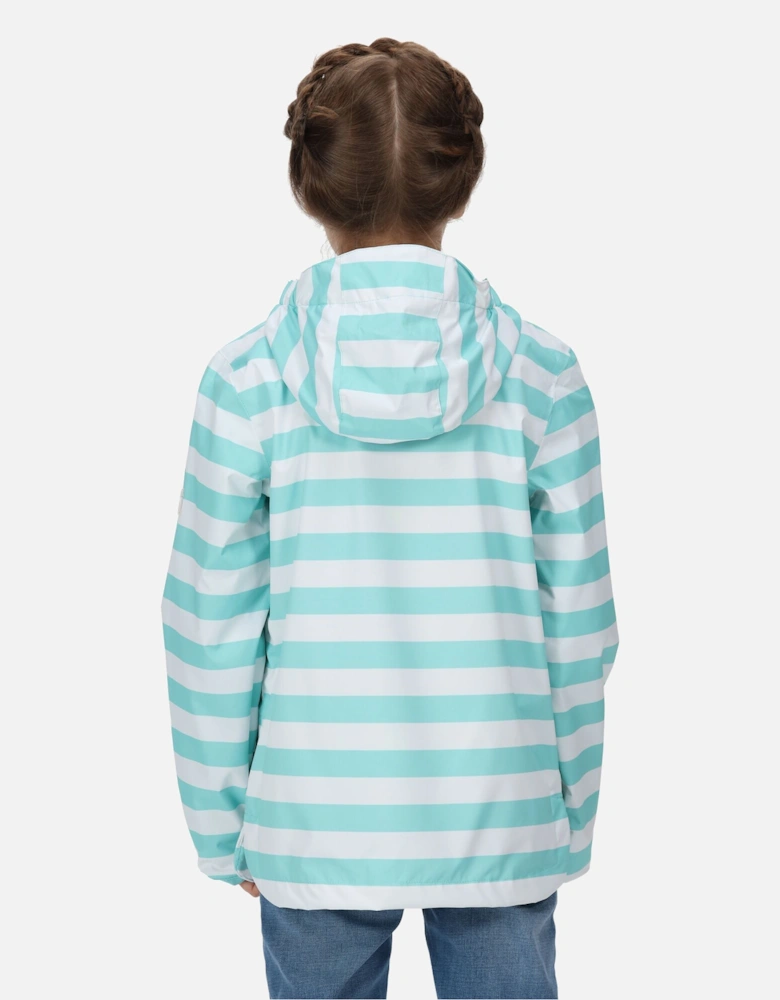 Childrens/Kids Belladonna Stripe Waterproof Jacket