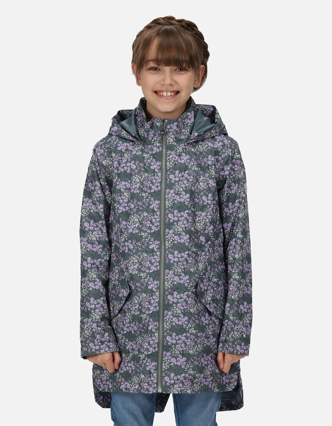 Childrens/Kids Talei Floral Waterproof Jacket