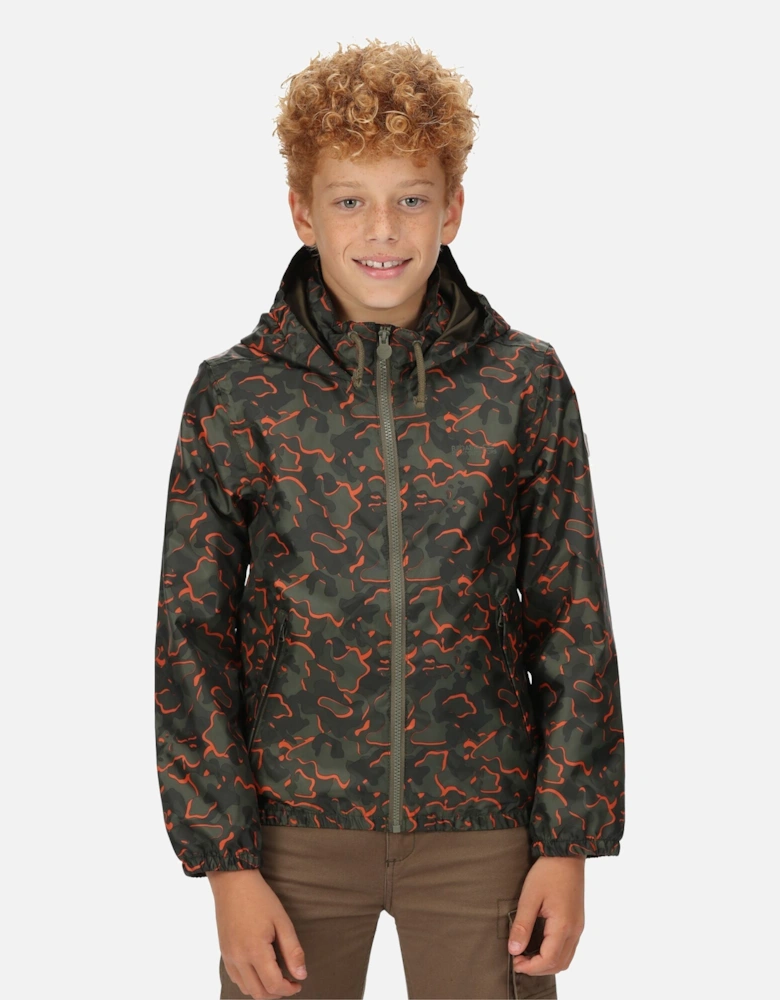 Childrens/Kids Catkin Camo Waterproof Jacket