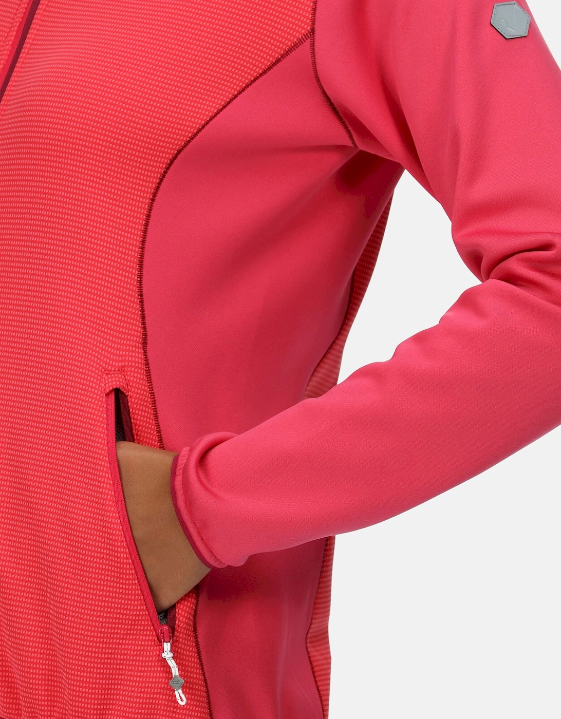 Womens/Ladies Highton II Two Tone Full Zip Fleece Jacket
