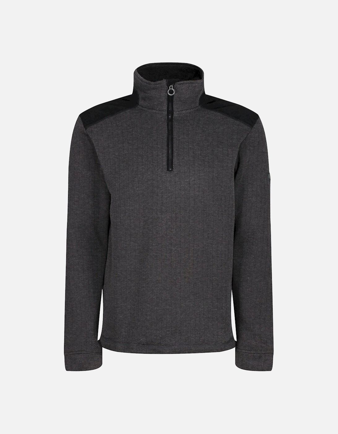 Mens Holbeck Half Zip Fleece Top, 6 of 5