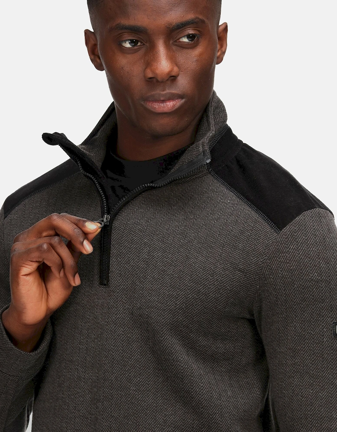 Mens Holbeck Half Zip Fleece Top