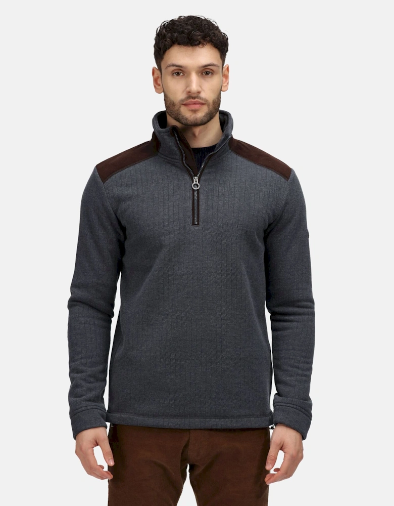 Mens Holbeck Half Zip Fleece Top