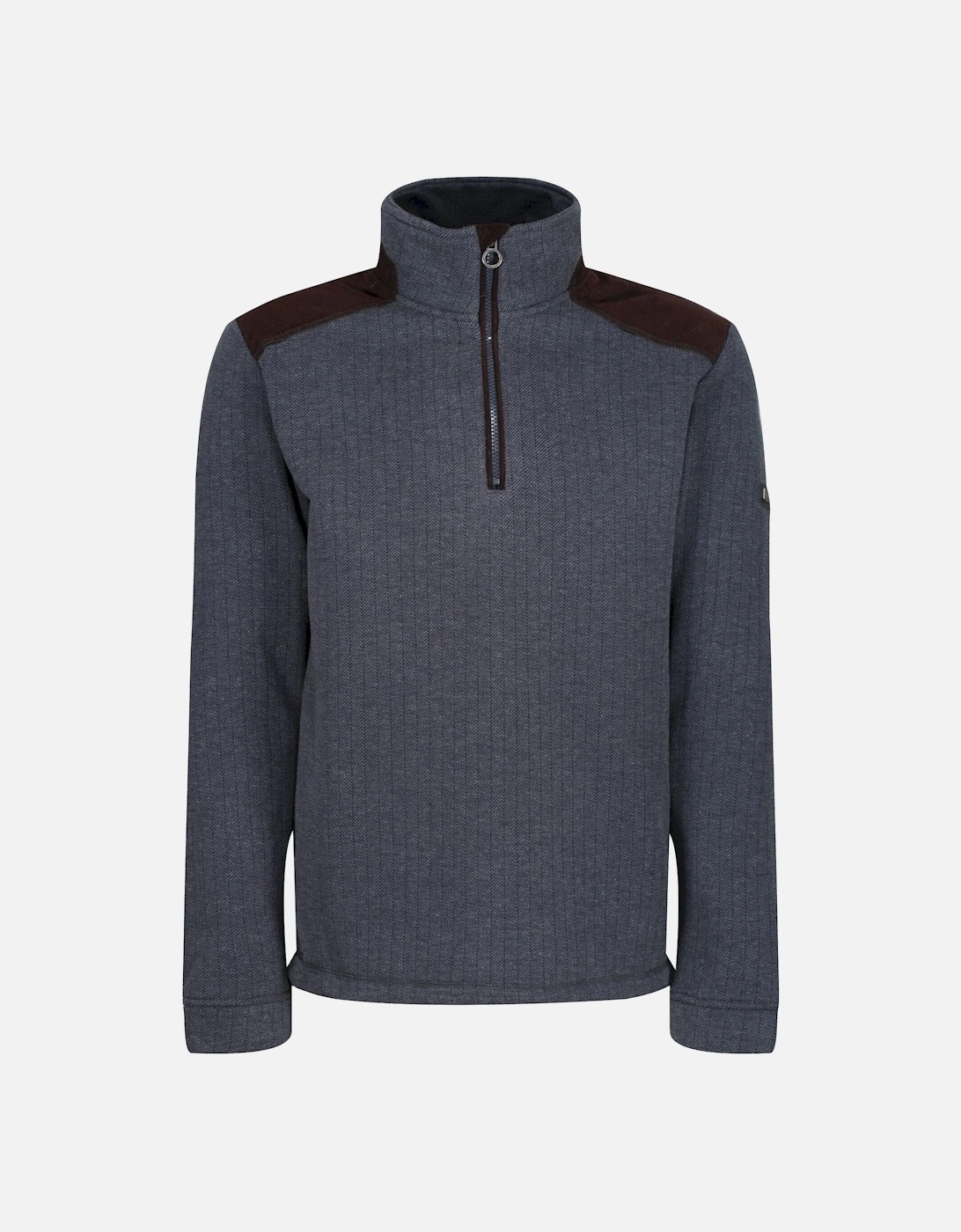 Mens Holbeck Half Zip Fleece Top, 6 of 5