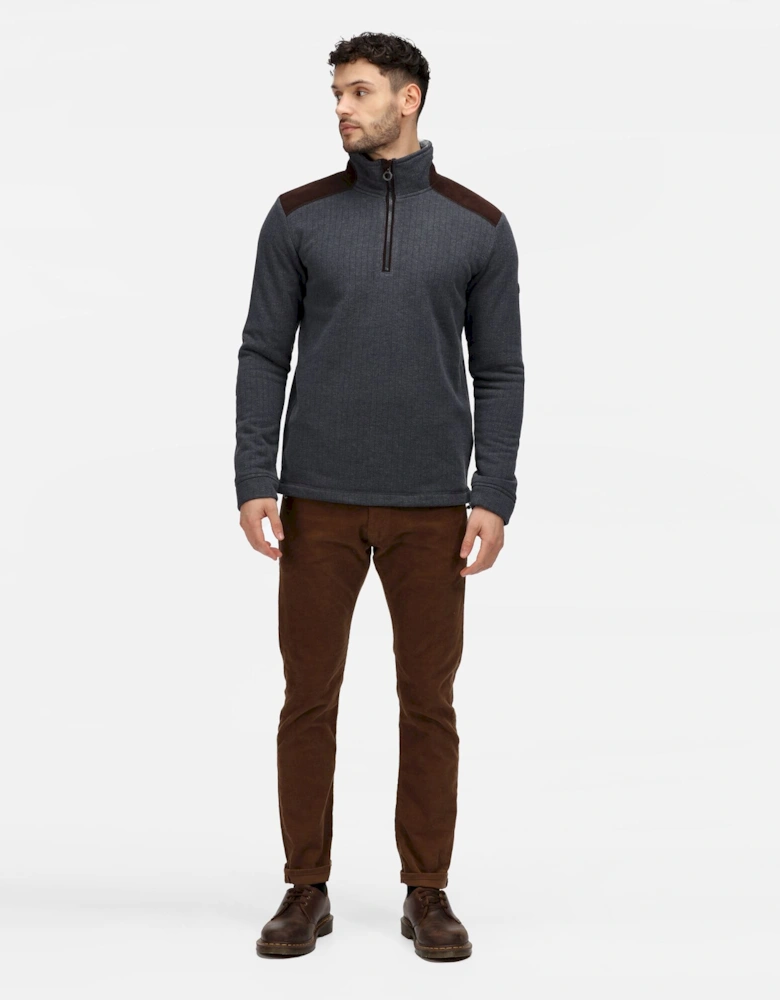 Mens Holbeck Half Zip Fleece Top