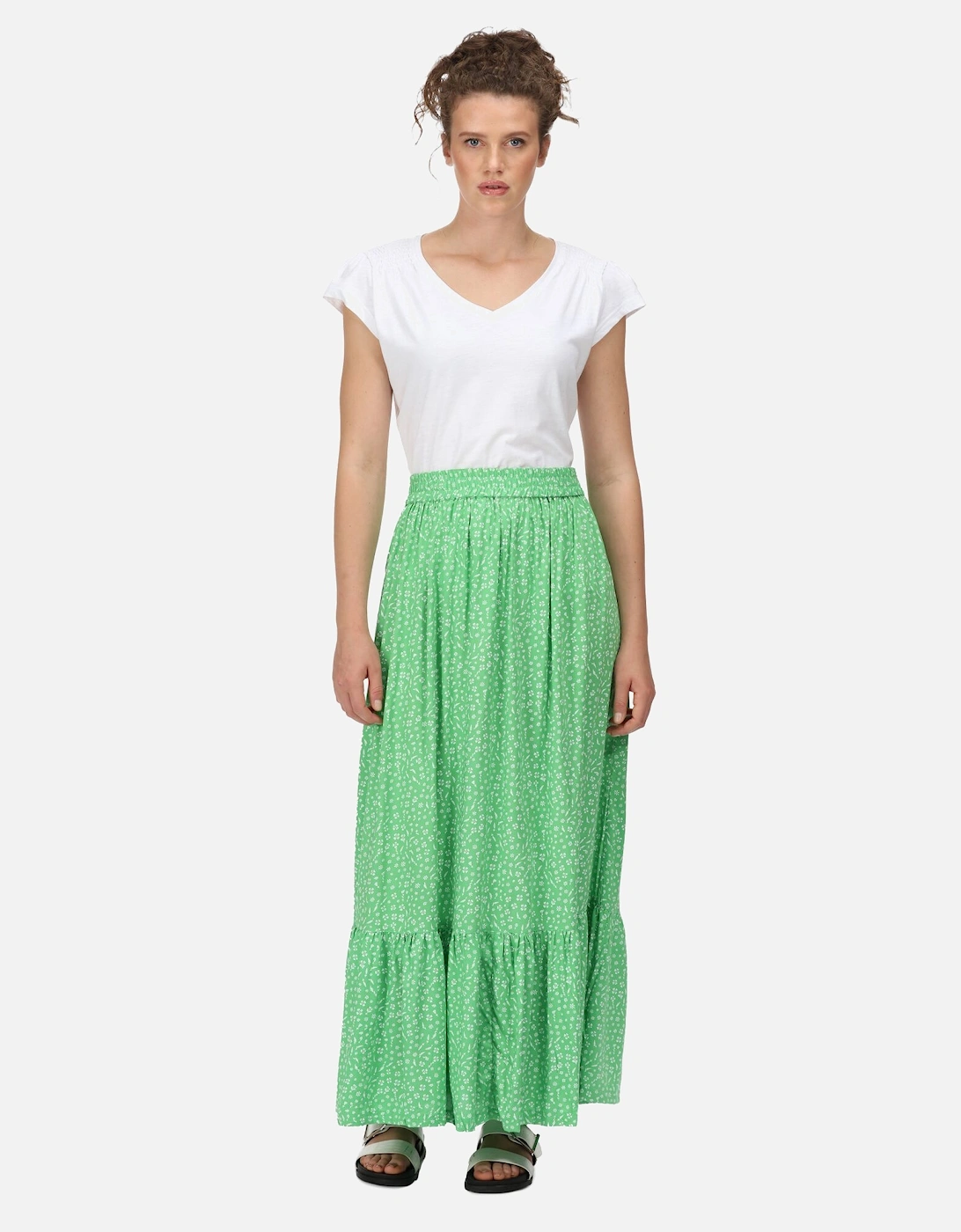 Womens/Ladies Hadriana Ditsy Print Maxi Skirt