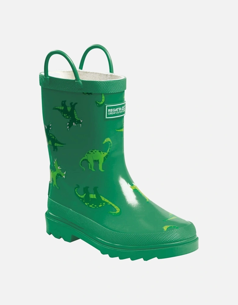 Childrens/Kids Dinosaur Wellington Boots