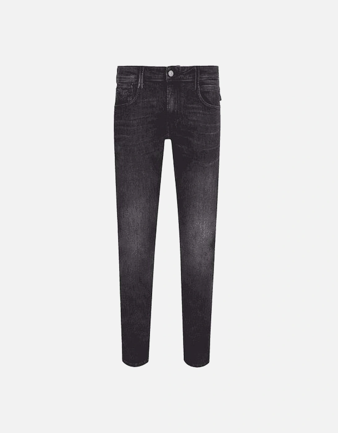 Anbass Stretch Grey Denim Slim Fit Jeans, 3 of 2
