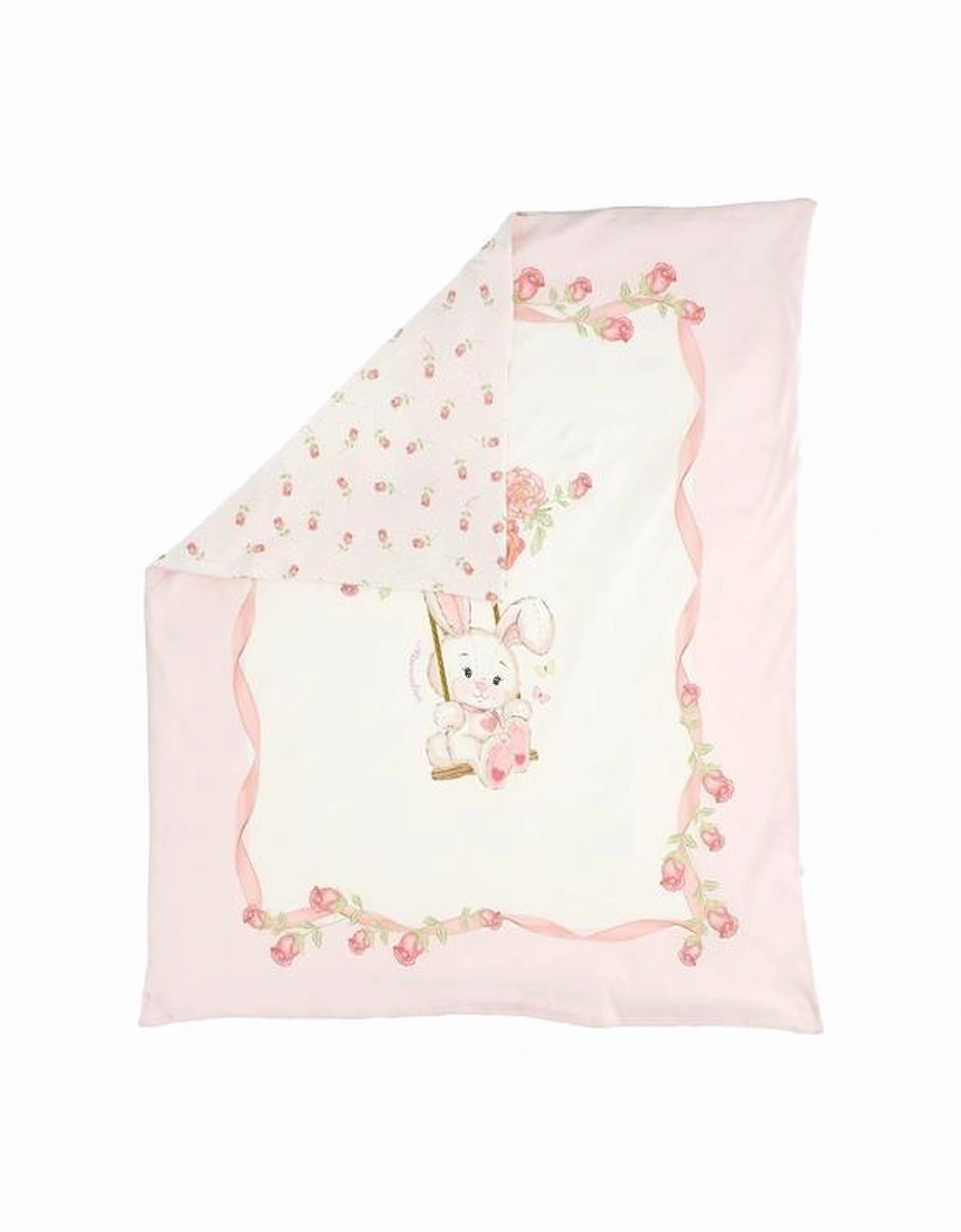 Baby Girls Pink Bunny Blanket