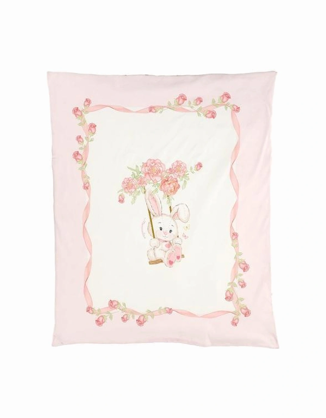Baby Girls Pink Bunny Blanket, 4 of 3