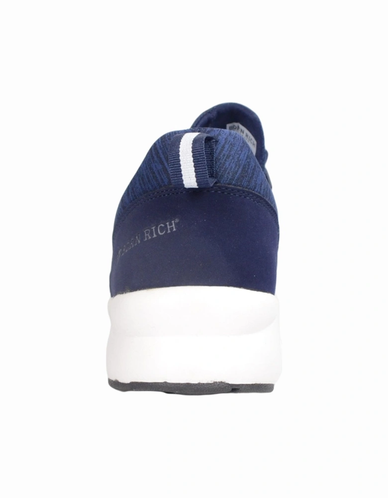 LOMBARD Mesh/Rubber Navy Trainer