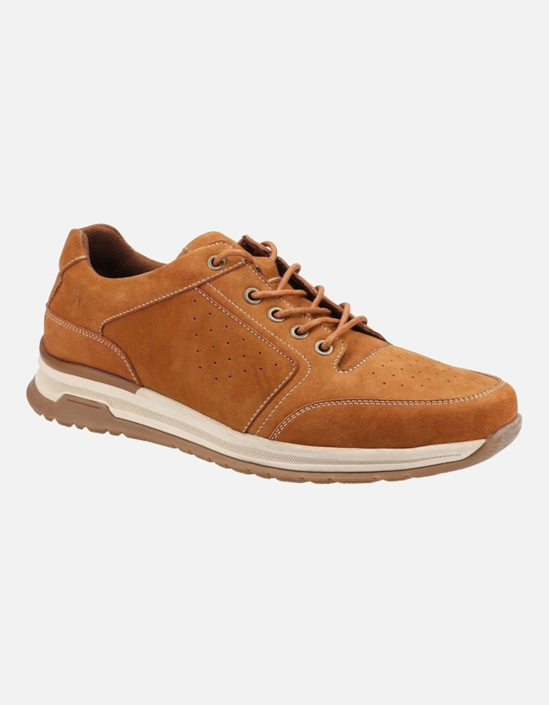 Mens Joseph Lace Leather Trainers