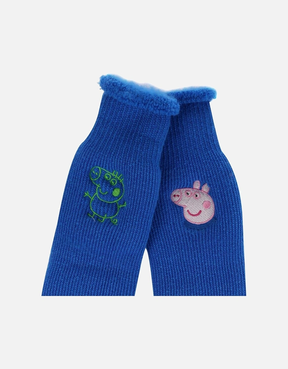 Childrens/Kids Peppa Pig Boot Socks (Pack of 2)