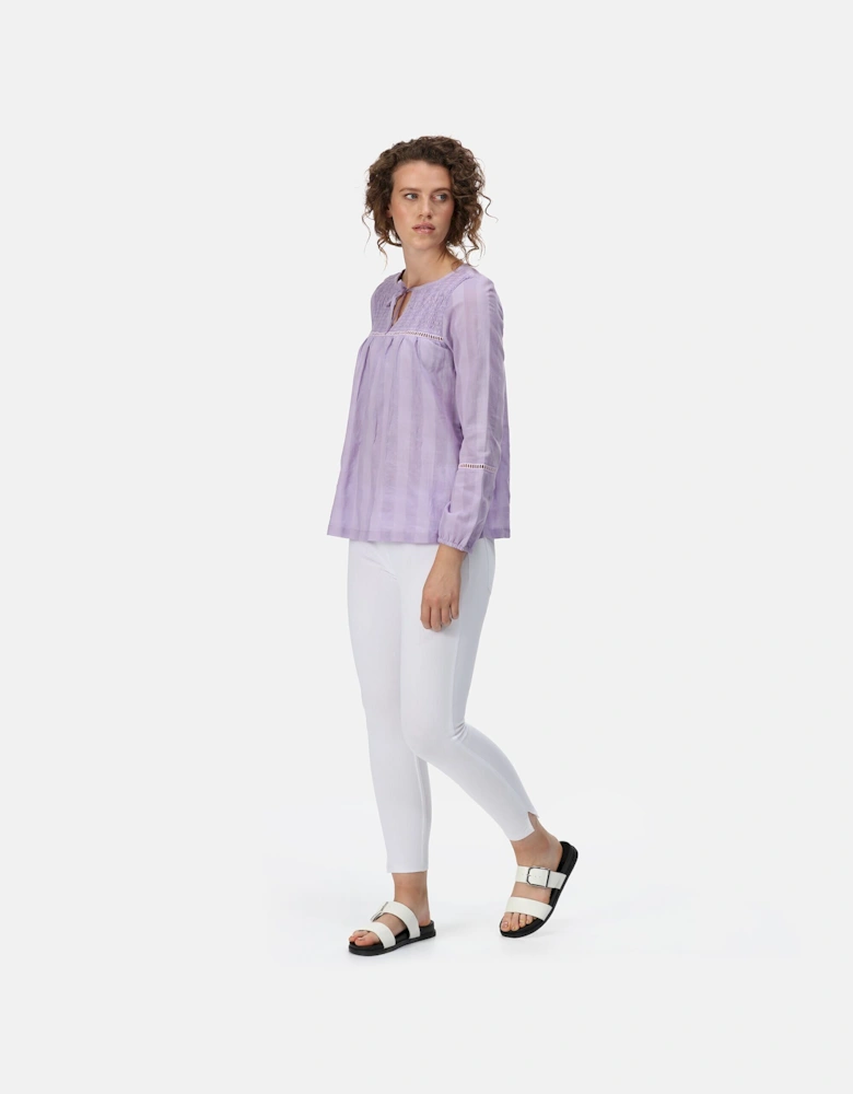 Womens/Ladies Calluna Long-Sleeved Blouse