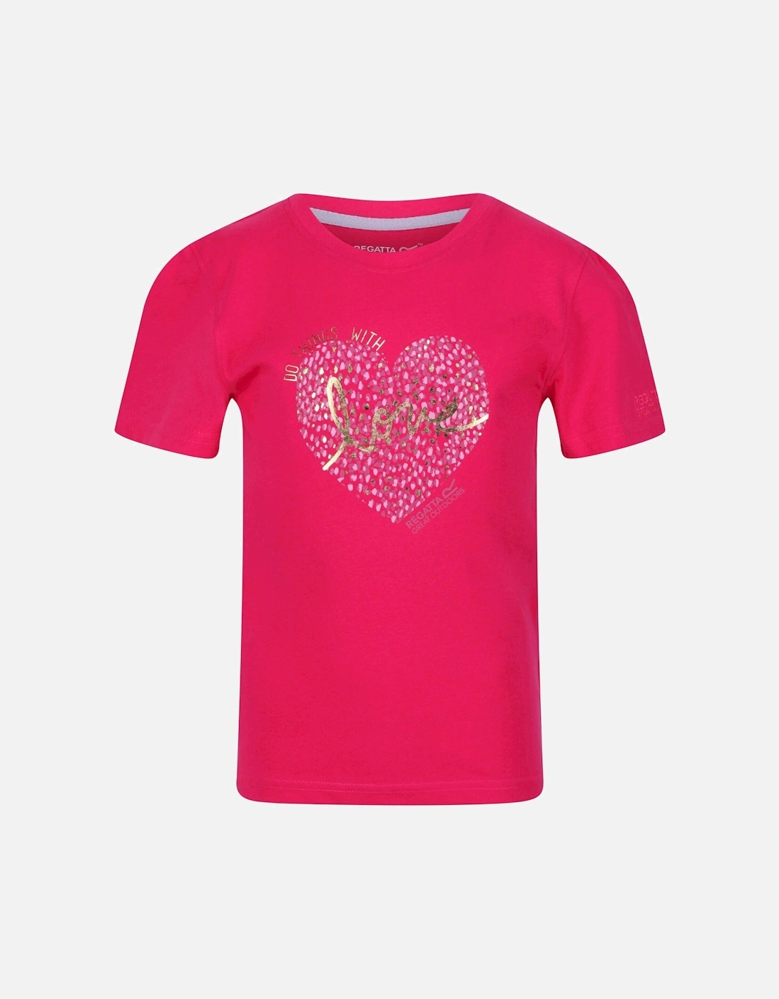 Childrens/Kids Bosley V Heart T-Shirt, 6 of 5