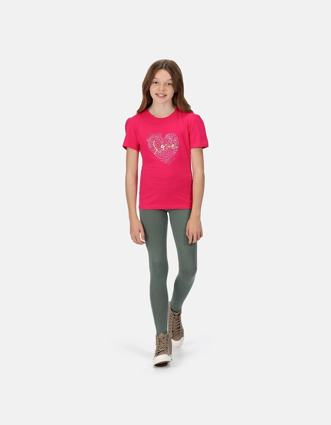 Childrens/Kids Bosley V Heart T-Shirt
