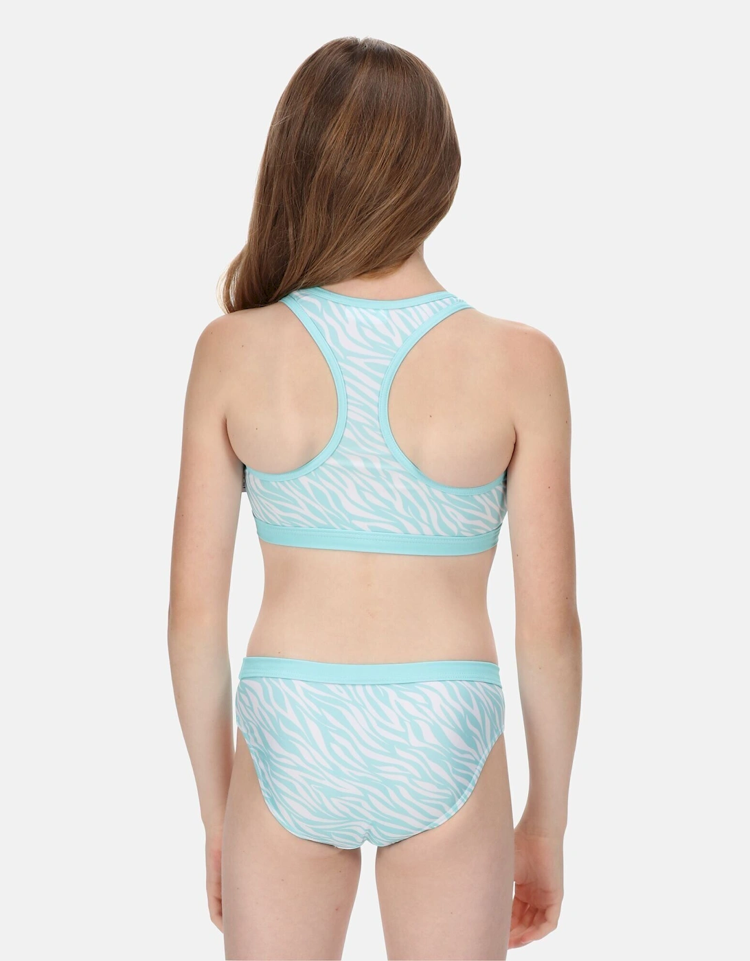 Girls Hosanna Zebra Print Bikini Top