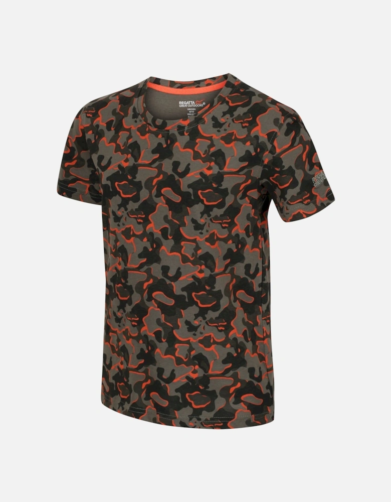 Childrens/Kids Bosley V Camo T-Shirt