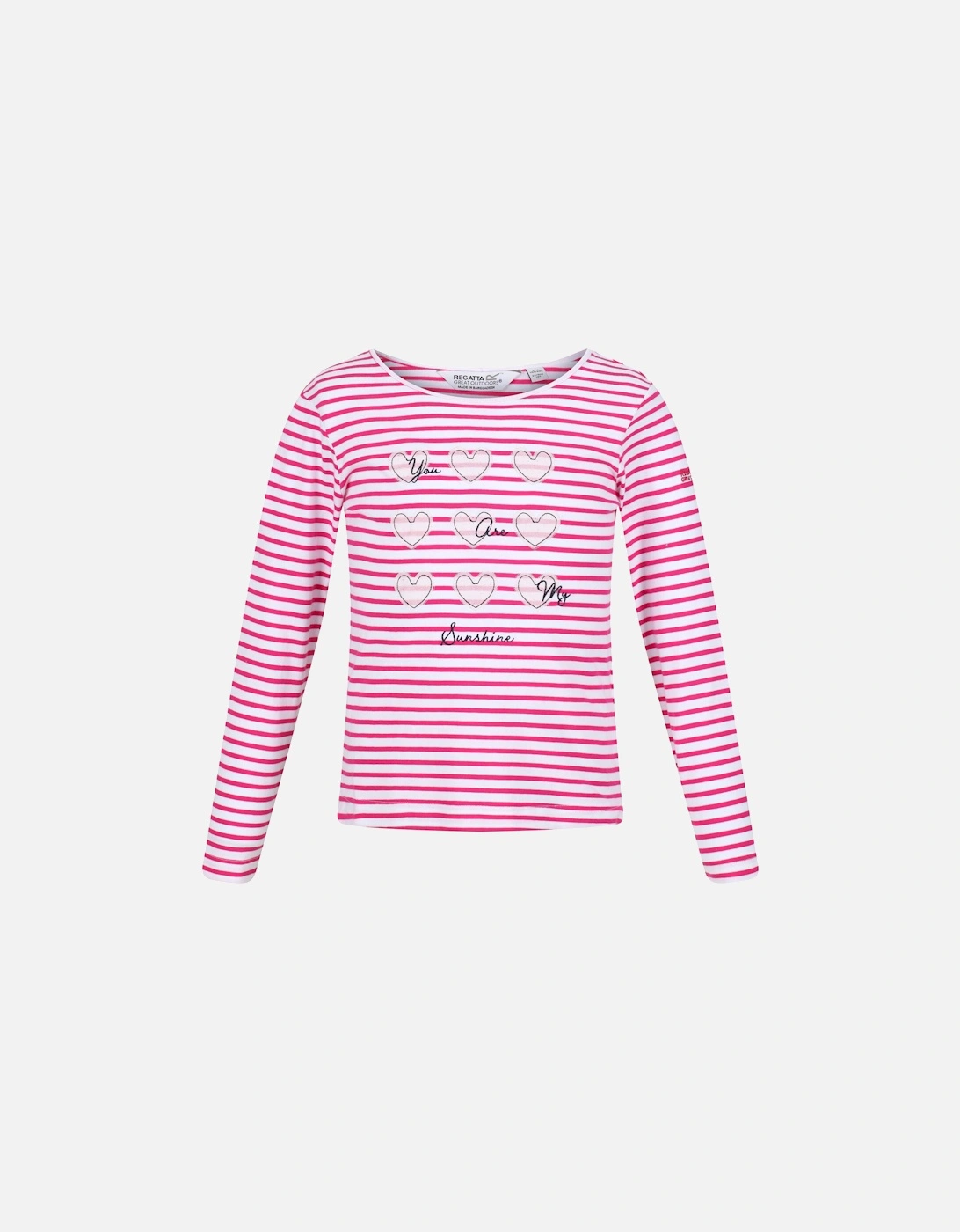 Childrens/Kids Clarabee Striped Long-Sleeved T-Shirt, 6 of 5