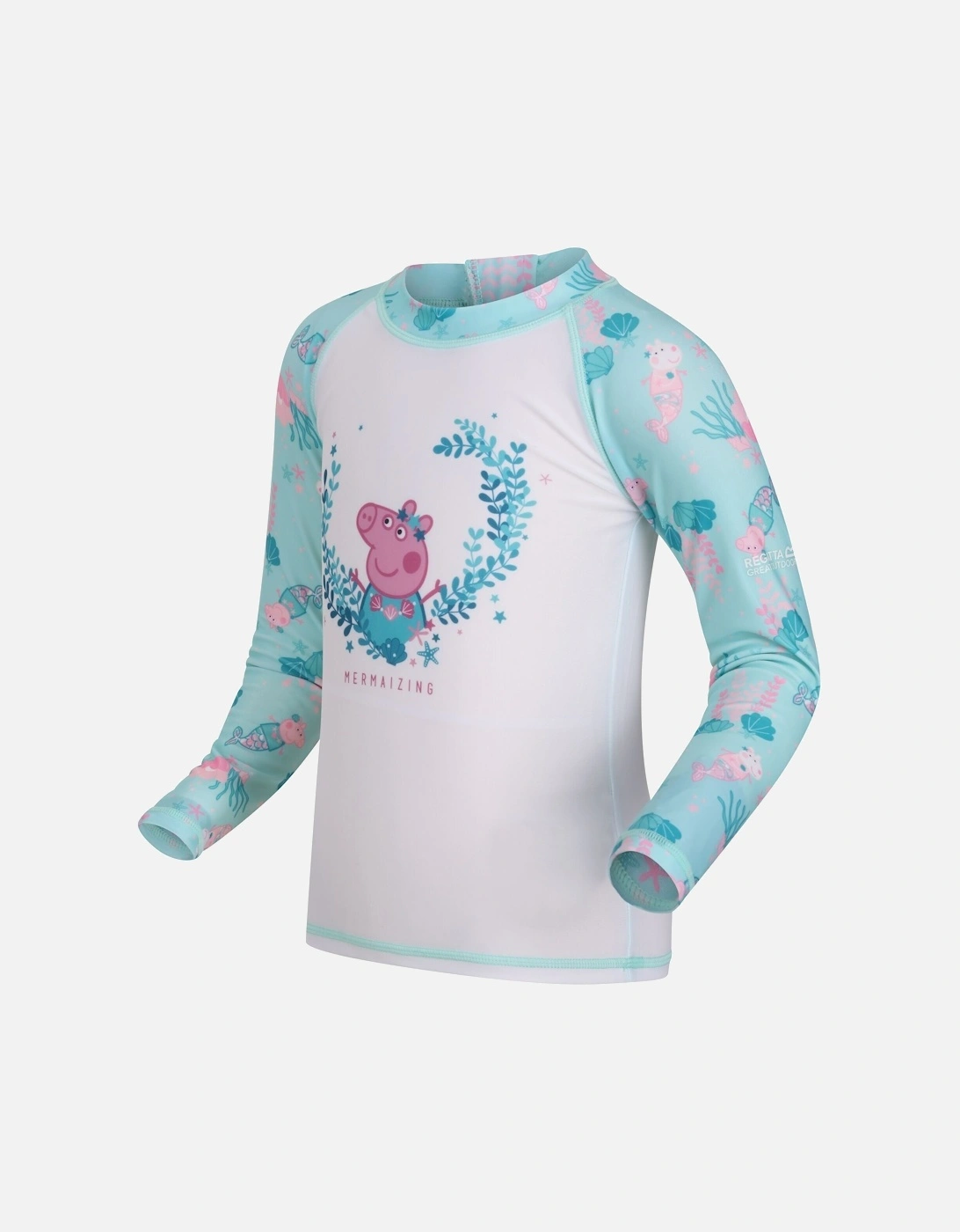 Childrens/Kids Peppa Pig Rash Guard Set