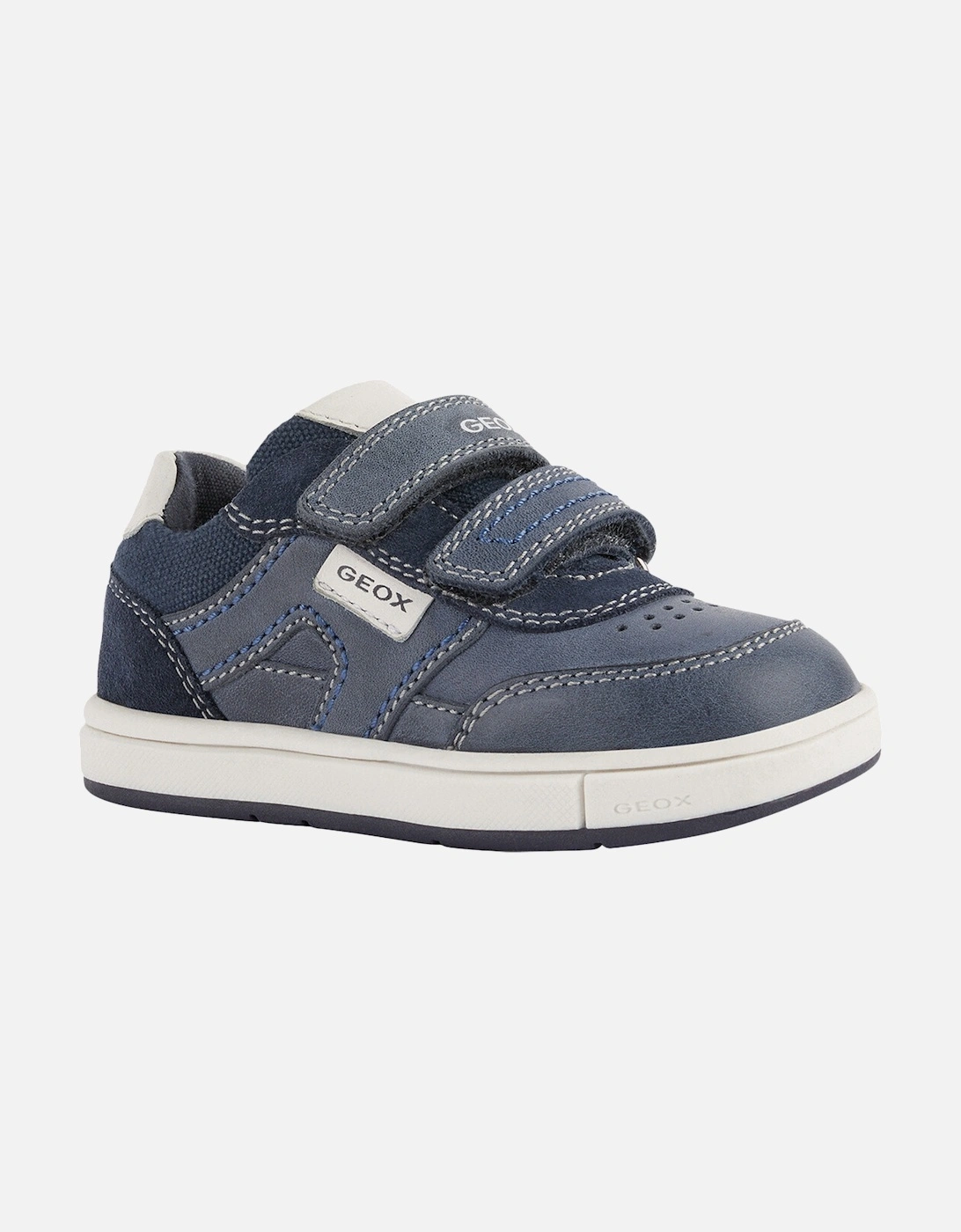 Boys Trottola Leather Trainers, 6 of 5