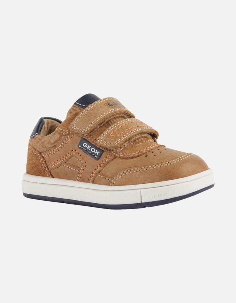 Boys Trottola Leather Trainers