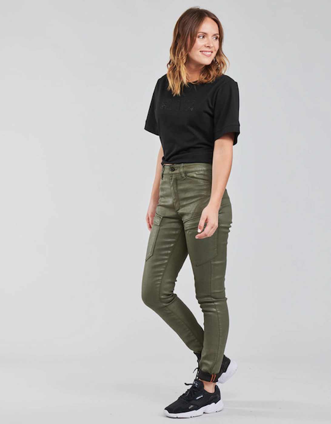 HIGH G-SHAPE CARGO SKINNY PANT WMN