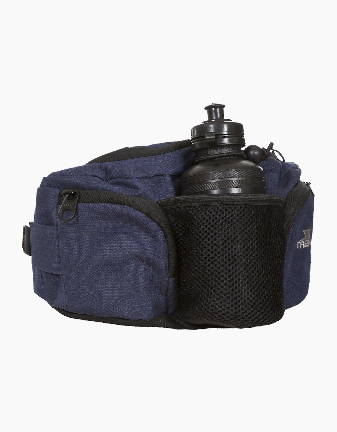 Trespass Vasp Bumbag / Waistbag / Hippack With Drinks Bottle - Navy - Size, One Size