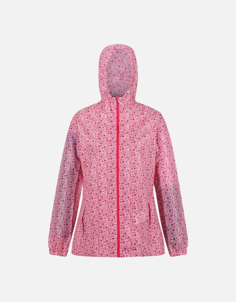 Womens/Ladies Pack It Ditsy Print Waterproof Jacket