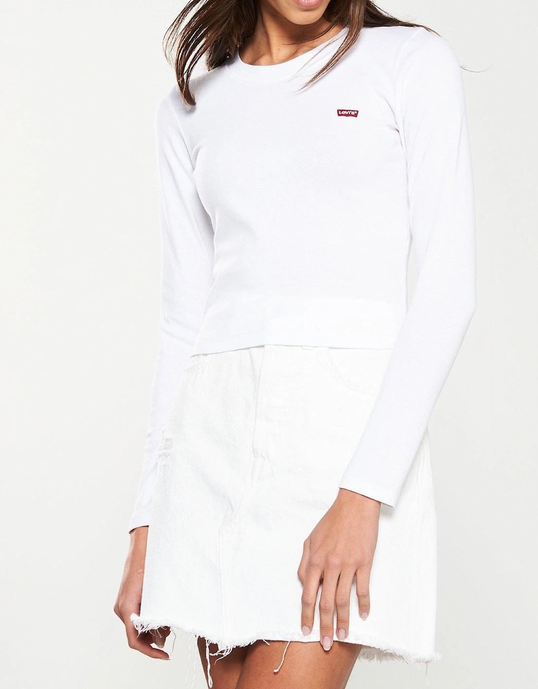 Long Sleeve Baby T-Shirt - White, 5 of 4