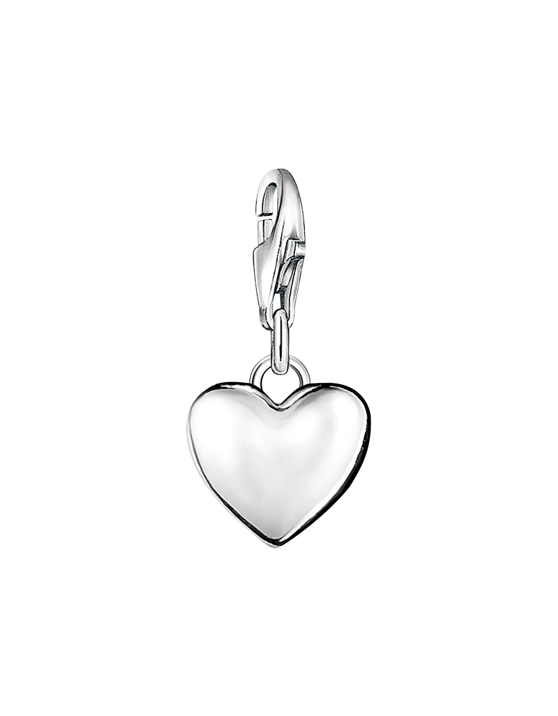 Charm Club 3D Heart Charm - Lobster Clasp, 925 Sterling Silver, 2 of 1
