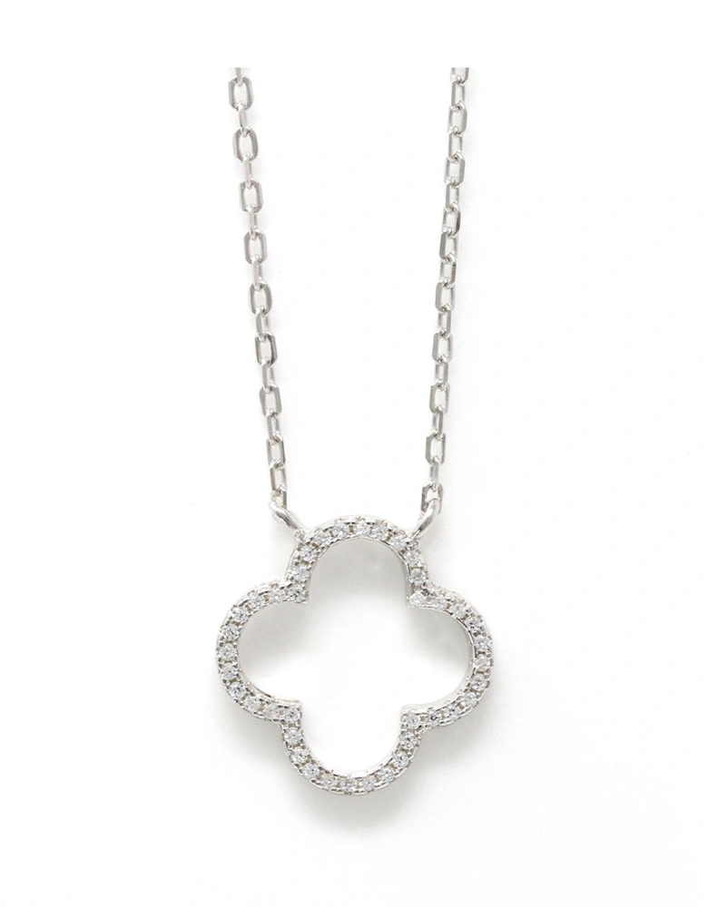 Love Flower Necklace - Sterling Silver