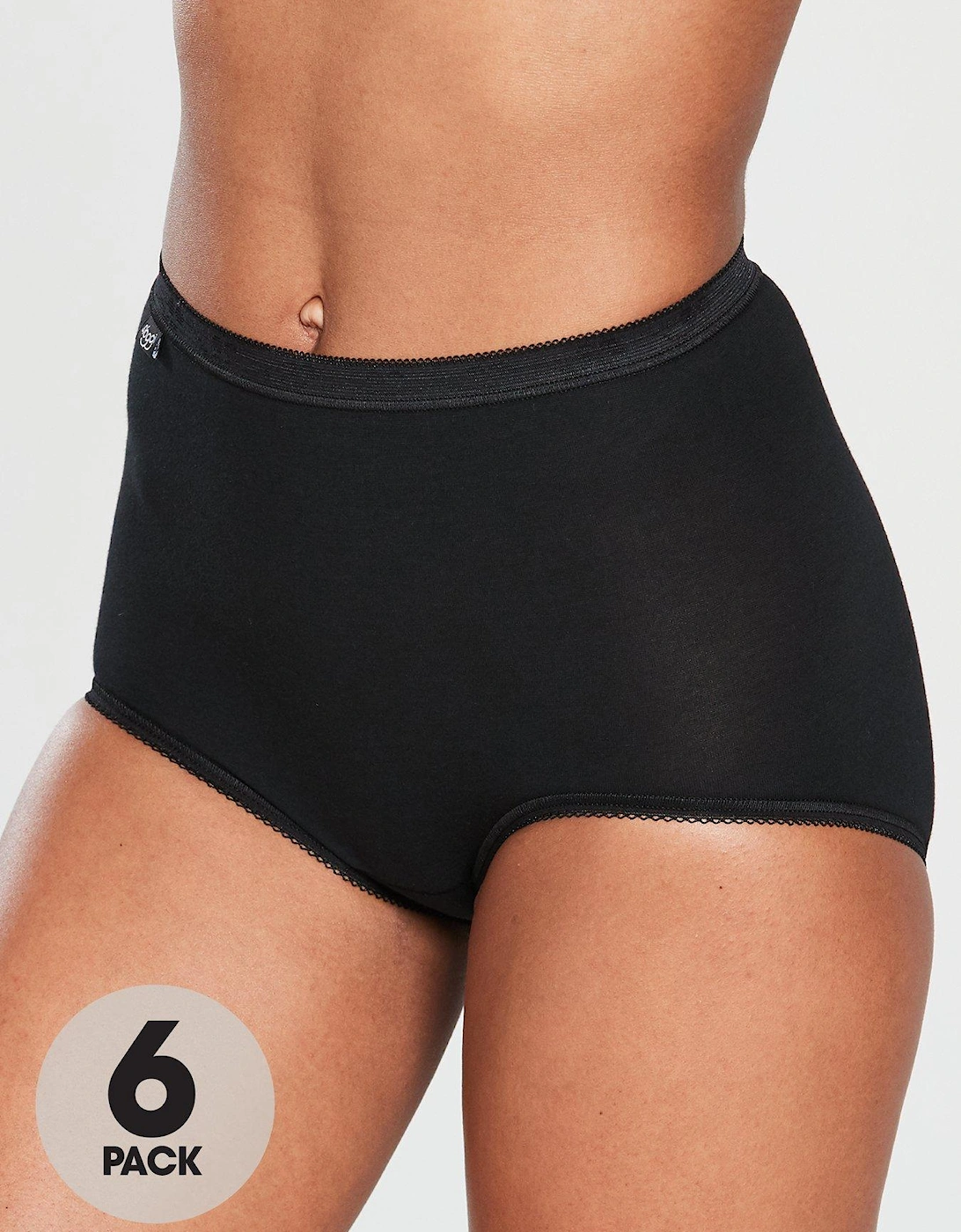 6 Pack Maxi Briefs - Black, 4 of 3