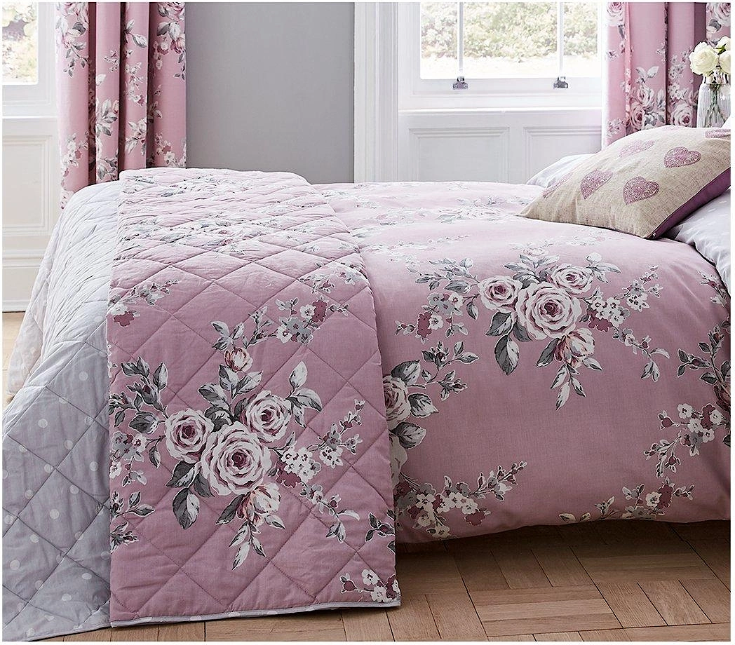 Canterbury Floral Duvet Cover Set - Heather, 2 of 1