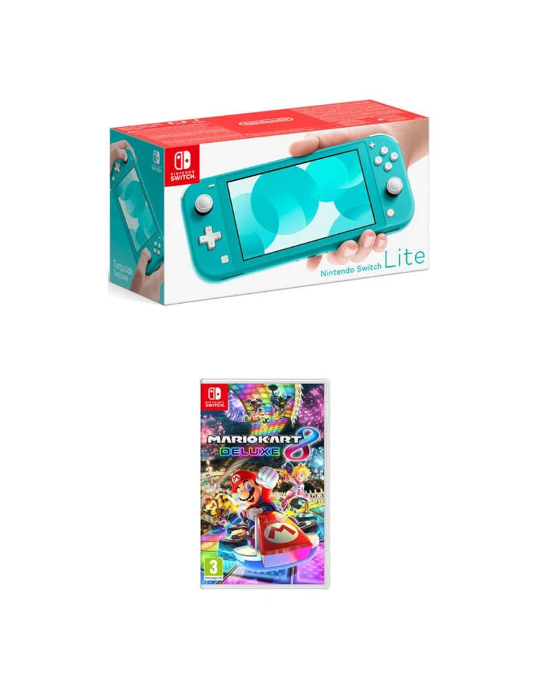 Switch Lite  Console with Mario Kart 8 Deluxe