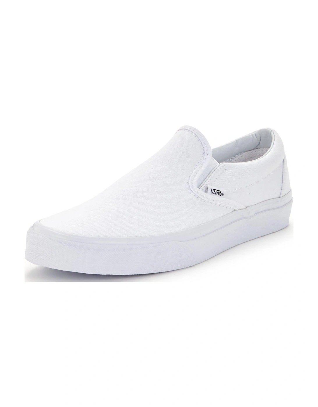 Womens Classic Slip-On Trainers - White, 2 of 1