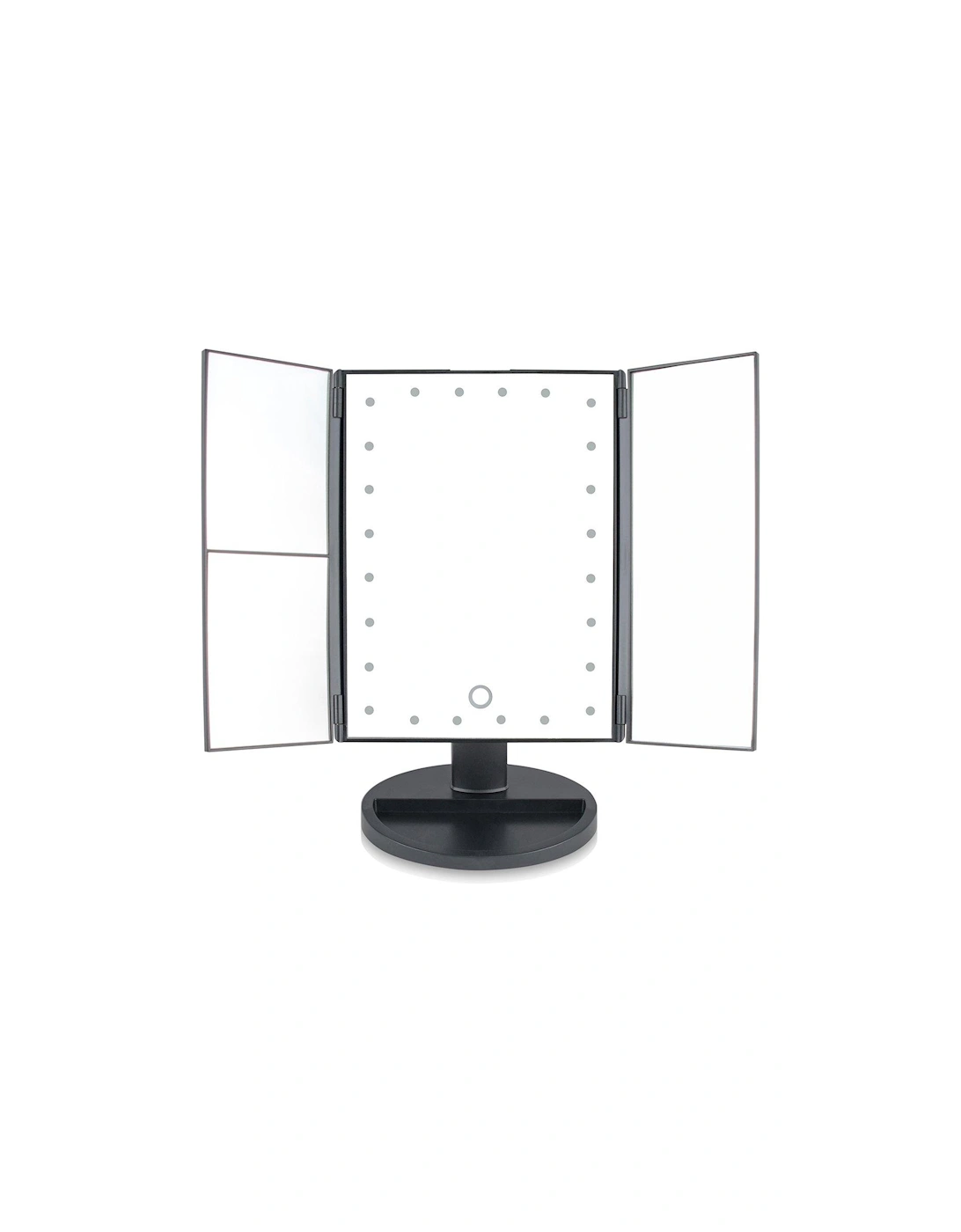 24 LED Touch Dimmable 3 Way Makeup Mirror with 2 & 3x Magnification, 2 of 1