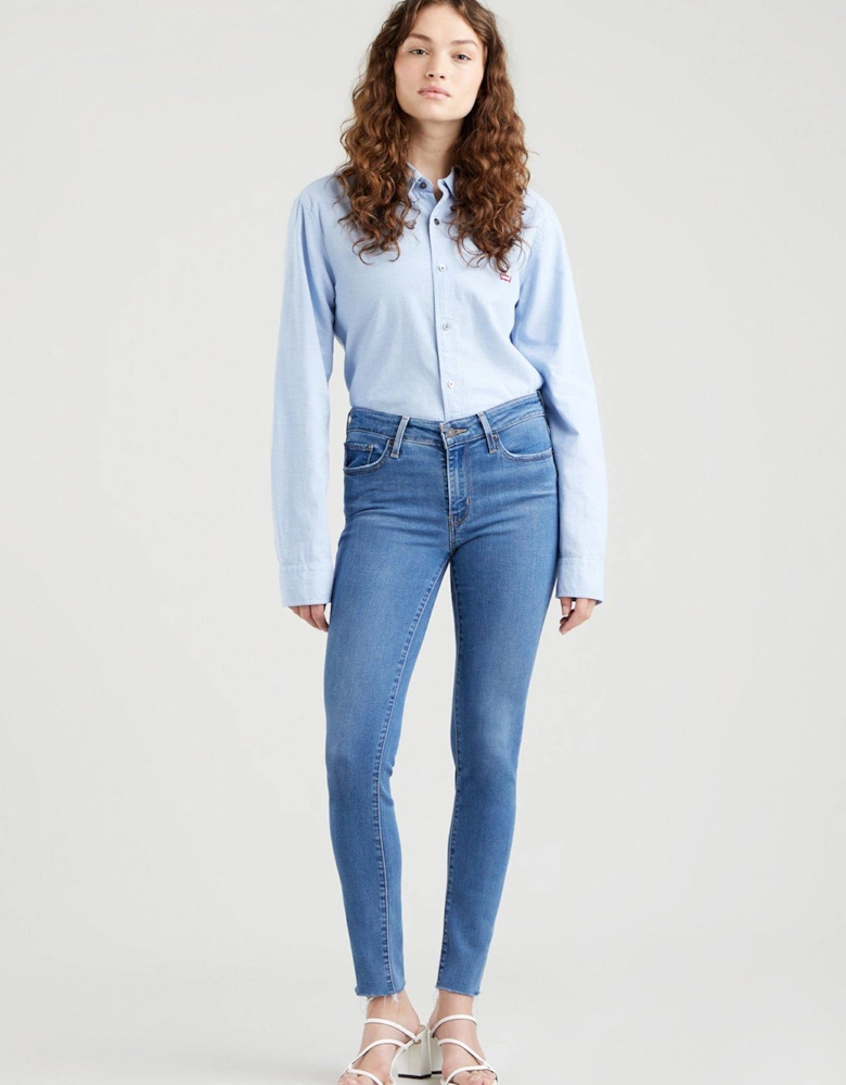 711 Mid Rise Skinny Jean - Blue