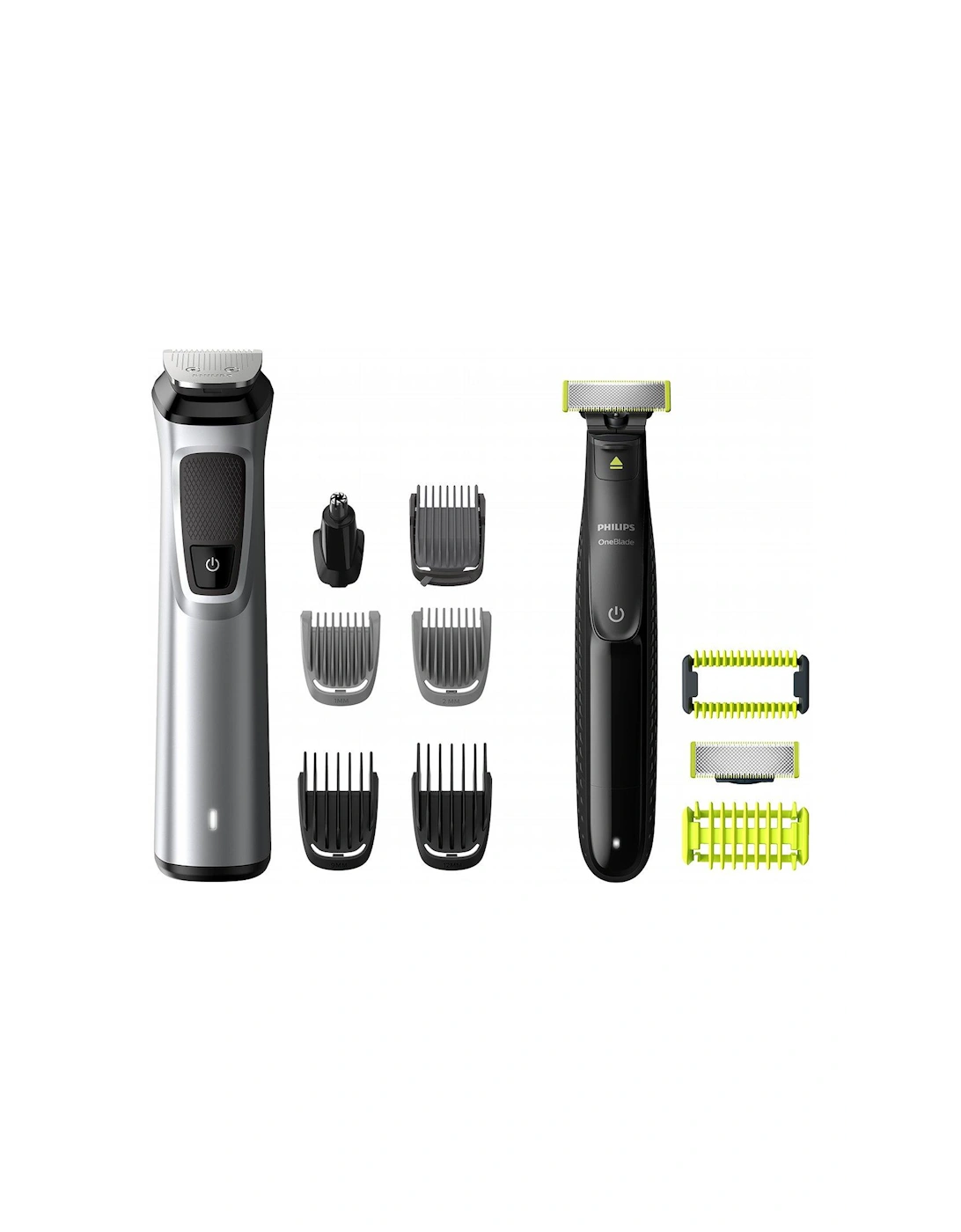 Series 9000 12-in-1 Multi Grooming Kit for Face, Hair and Body with OneBlade Bundle MG9710/93, 2 of 1