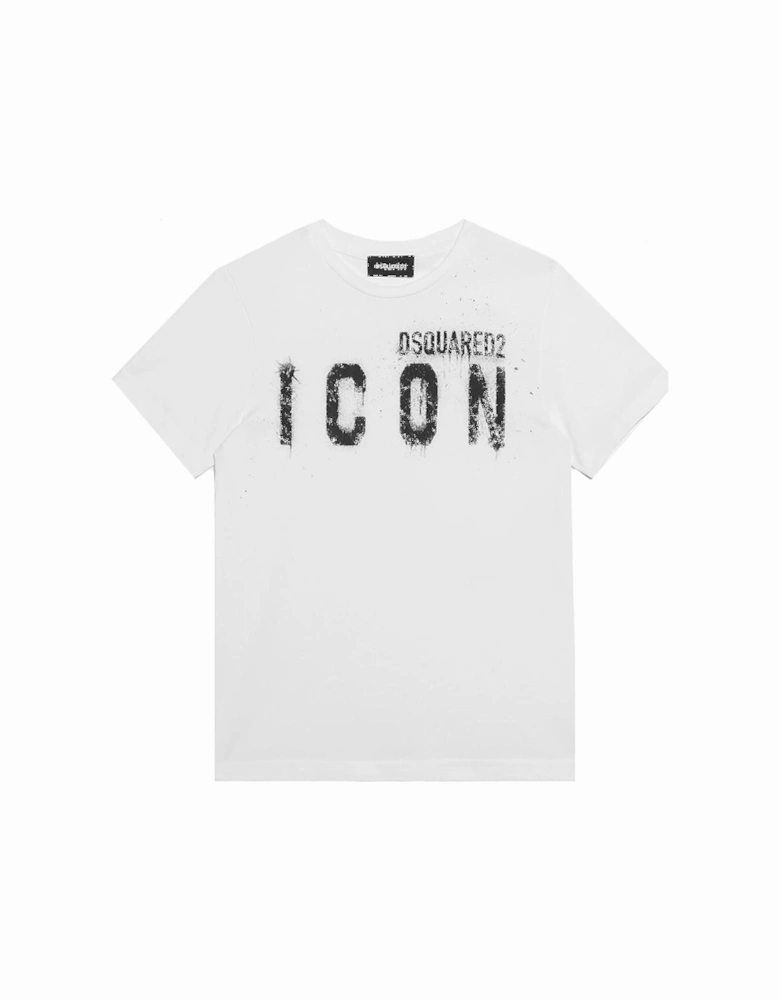 Boys Icon Logo T-shirt White