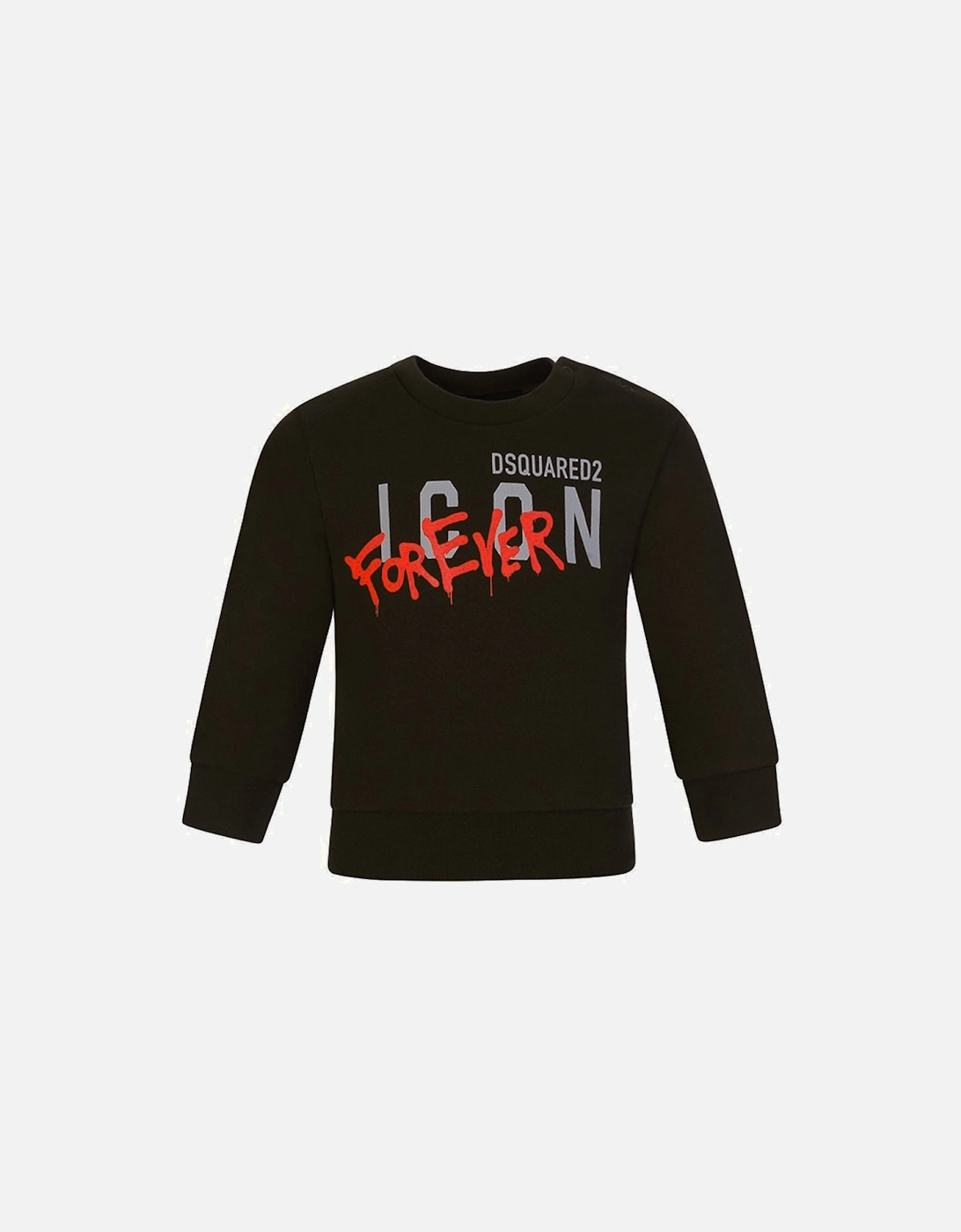 Baby Boys Icon Forever Sweater Black, 5 of 4