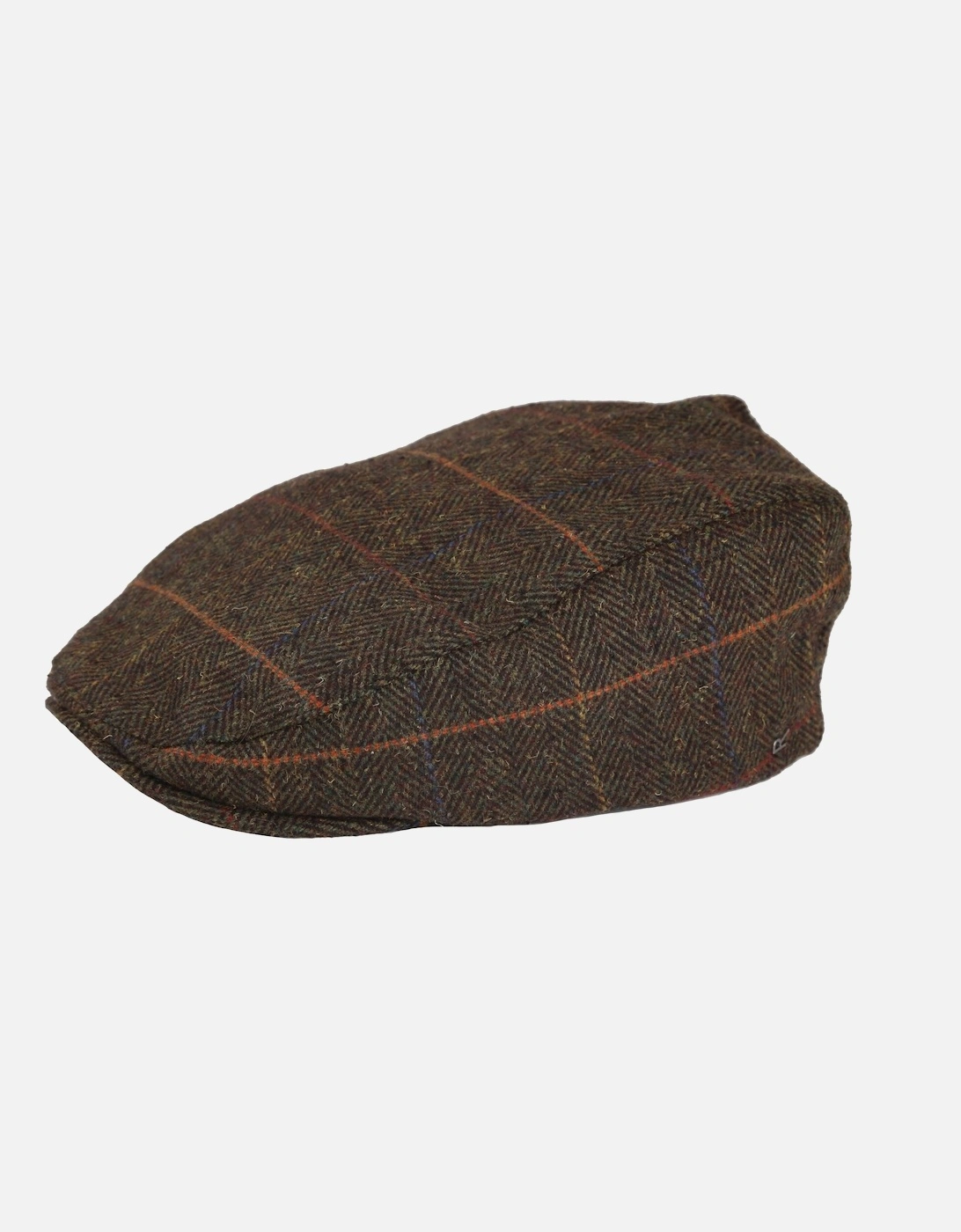 Mens Acre Checked Tweed Flat Cap, 4 of 3