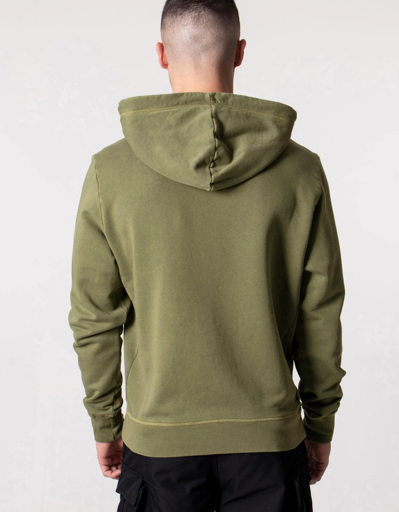 Stripe Zebra Logo Hoodie